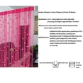 thumbnail image 3 of Advancent Cortina romántica para puerta con diseño de rosas, cortina de privacidad, cortina individual móvil, separador de mosquitos, Sombras de ventana rojo, 3 of 6