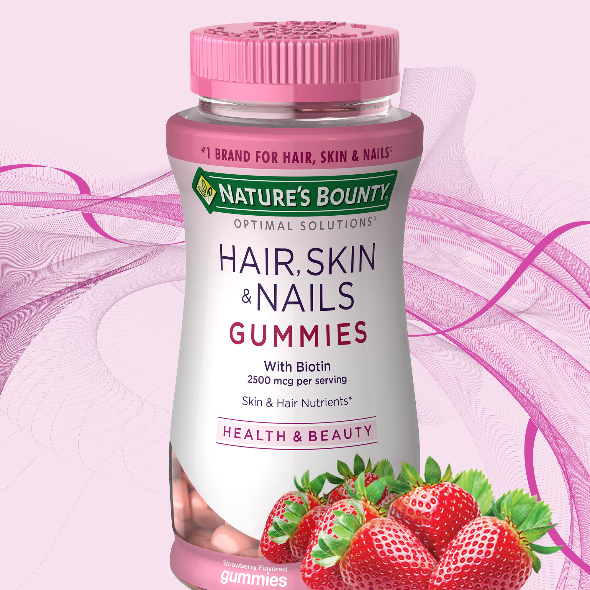 Nature's Bounty Hair Skin and Nails 230 Gummies - Walmart.com - Walmart.com