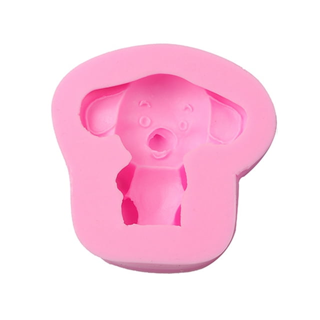Molde de silicona de animales de dibujos animados para bodas, festivales, vacaciones, hogar, Hotel, molde de pastel de gelatina, herramienta de Herramientas y accesorios para hornear Rosa Tipo 2 Kearding HA081655-03