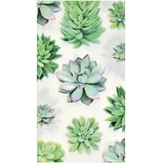 100 Cactus Guest Napkins 3 Ply Disposable Paper Succulent Flower Dinner Hand Napkin for Bathroom Powder Room Wedding Anniversary Holiday Birthday Spring Tea Party Bridal Baby Shower Decorative Towels