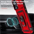 thumbnail image 4 of Estuche GANGXUN para iPhone 16 Pro Max, soporte giratorio 360°, estilo mecánico y magnético, 4 of 5