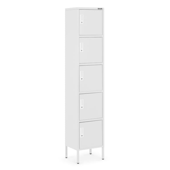 Locker Casillero Guardex LOCKRC Organizador Metálico De 5 Puertas Color Gris