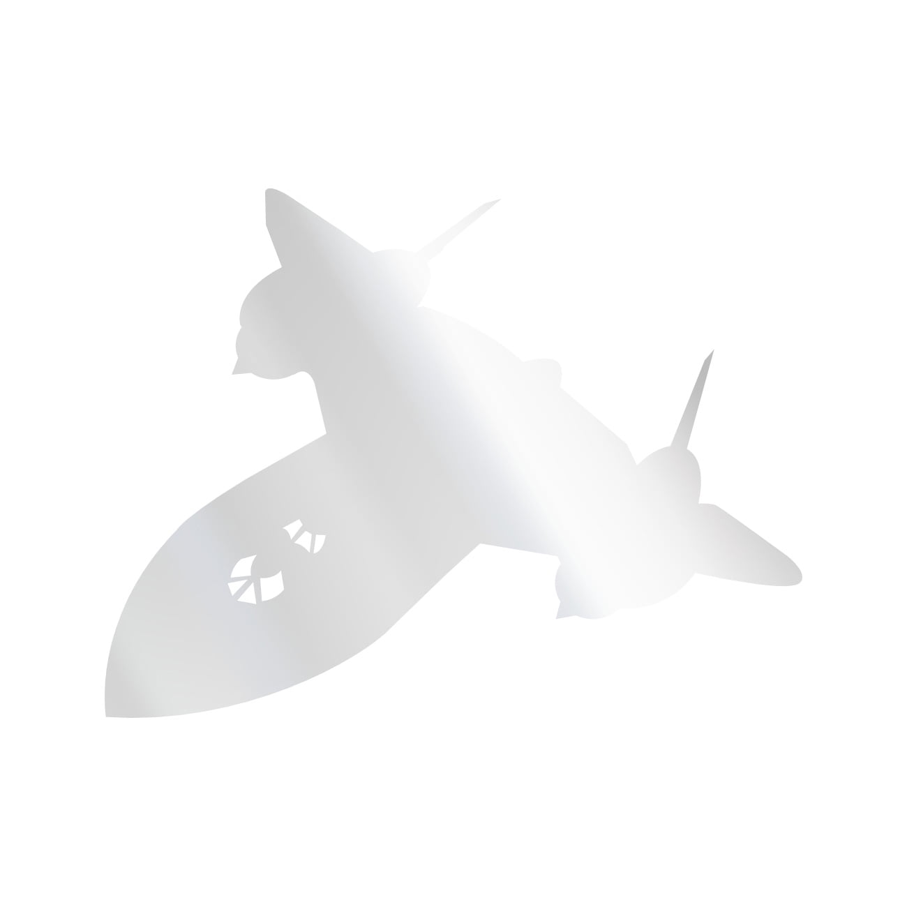 SR-71 Blackbird Sticker Decal Die Cut - Self Adhesive Vinyl