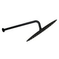 thumbnail image 5 of Westbrass 16" Round Rainfall Shower Head with 19" Wall Mount 90-Degree Arm, Matte Black, 5 of 12