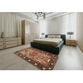 thumbnail image 4 of Ahgly Company Indoor Rectangle Traditional Saffron Red Persian Area Rugs, 8' x 12', 4 of 6