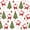 Christmas 01, variant on Manfei Western Xmas Festive 7-Piece Twin Bedding,Kawaii Christmas Tree Bedding Comforter Set,Xmas Reversible