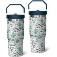 thumbnail image 1 of Stainless Steel Tumbler with Straw, 30 oz Tumbler with Handle and Straw Lid, Leakproof Tumbler, Tumbler Lid Straw, Double Insulated Tumblers, 1 of 1