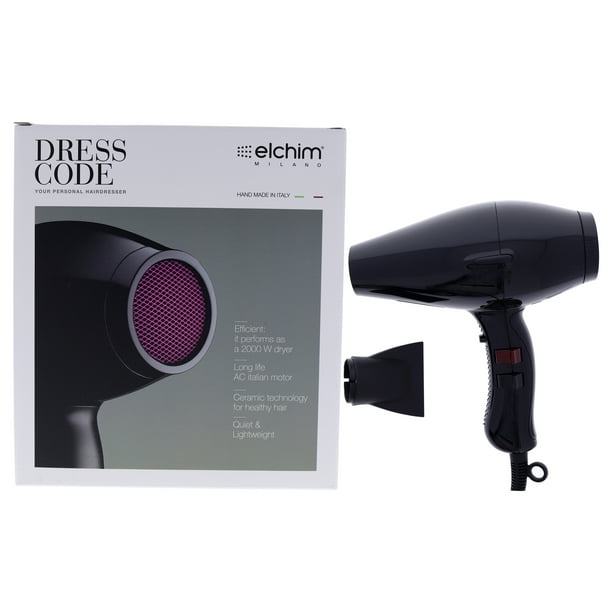 Elchim Dress Code Hair Dryer Professional, Lightweight Ionic/Ceramic