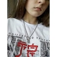 thumbnail image 4 of Collier Pendentif Lapin playboy en Strass Acier Inoxydable Rétro punk pour Femmes, 4 of 5