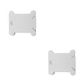thumbnail image 2 of Matsuzay 50 Pieces Thread Winding Board Embroidery String Winder Knitting Organizer Wire Plate Crosstitch Spool Quilting Sewing uno 2Conjunto, 2 of 6