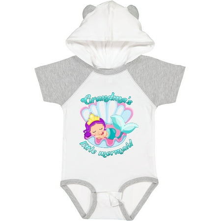 

Inktastic Grandma s Little Mermaid Gift Baby Girl Bodysuit