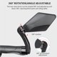 thumbnail image 3 of Para Bicicleta, Espejo Ajustable De Acero Inoxidable, Espejo Retrovisor Plegable Para Bicicleta De Montaña Eigraketly OD007294-00, 3 of 7