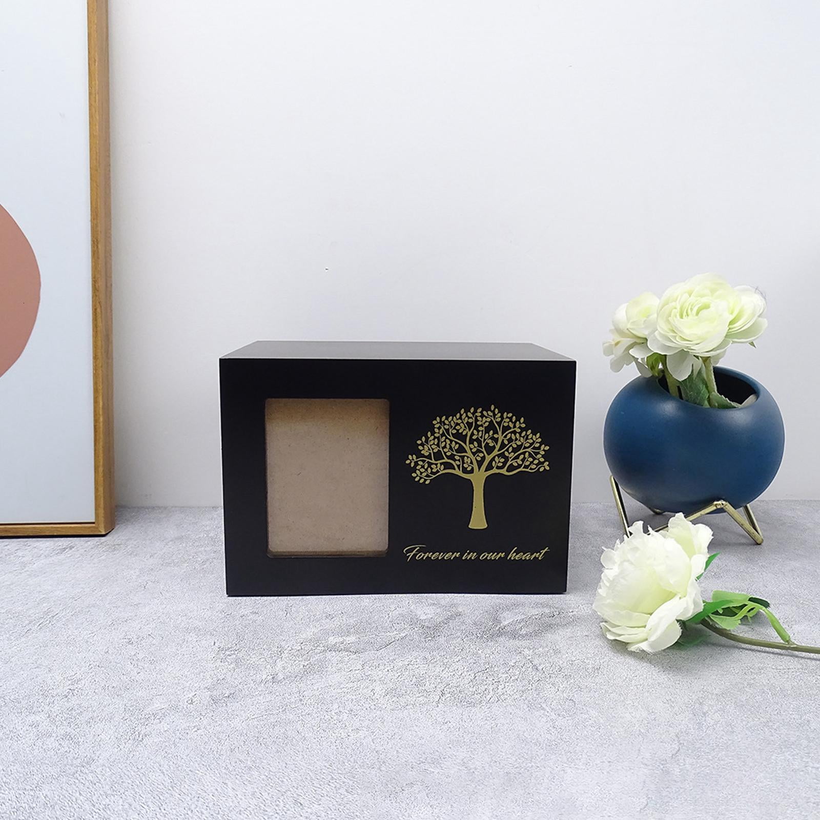Dog or for Cat Tribute Keepsake Cremation Urn, Wood Keepsake Pet Urns for Dogs A