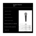 thumbnail image 2 of Vocal Dynamic Microphone Microfone Professional Home KTV Stage Show (With Switch), 2 of 6