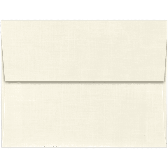 LUXPaper A2 Peel & Press Invitation Envelopes, 4 3/8 x 5 3/4, 80 lb. Natural Linen, 50 Pack