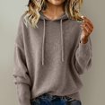 thumbnail image 4 of Gkeoshab Winter Clothing for Women Women's Casual Long Sleeve Stand Neck Sweatshirt Button Pullover Tops Fall Sweaters, 4 of 4