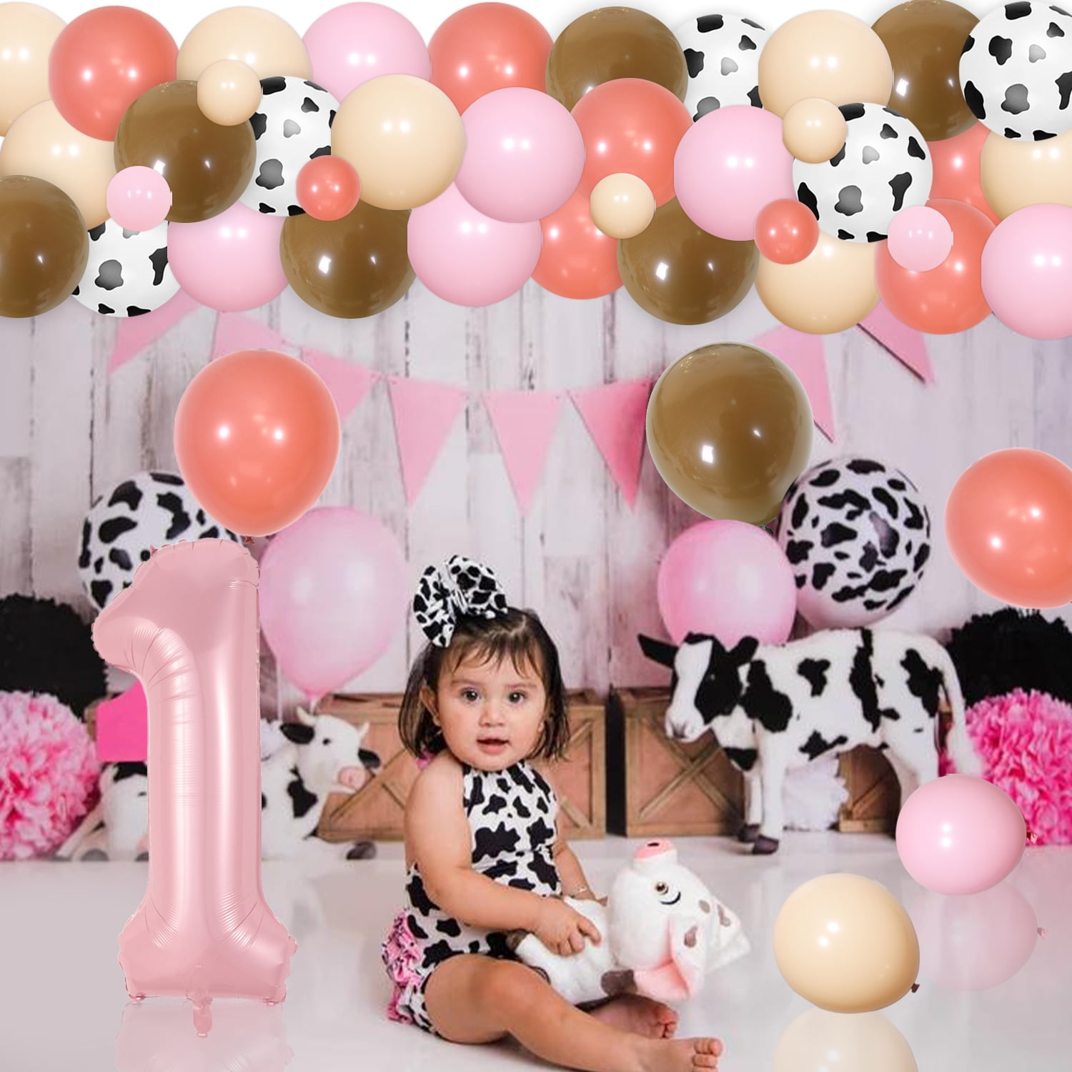 Lot De 8 Décorations De Table En Nid D'abeille Pour Fête Prénatale - Western A Little