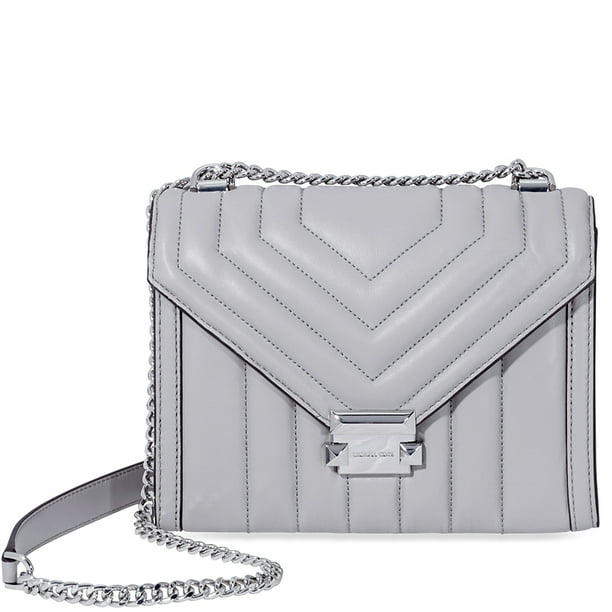Kors Whitney Large Quilted Leather Bag - Grey - Walmart.com