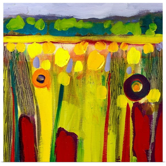 Great BIG Canvas | Rolled Jennifer Lommers Poster Print entitled Skagit Landscape No 2