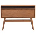 thumbnail image 2 of vidaXL Console Table 110x30x79 cm Solid Teak Wood, 2 of 5