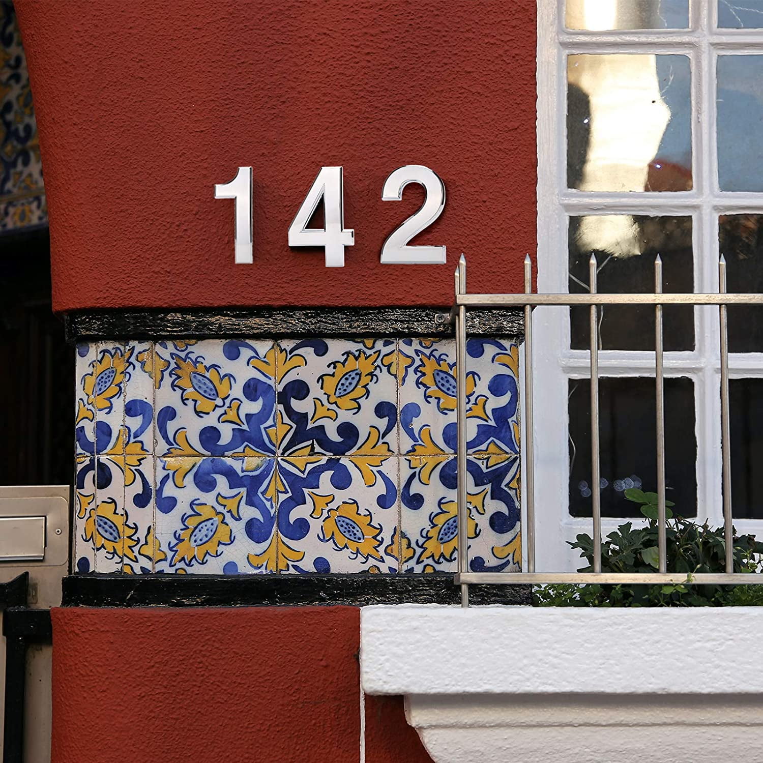 Pastel Beige High Quality 3D Door Number House Number Sign Plaque