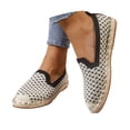 thumbnail image 3 of Casual Heels for Women Comfortable for Theater & Show Breathable Mesh On Fisherman Shoes With Striped Design For Casual Wear, 3 of 9