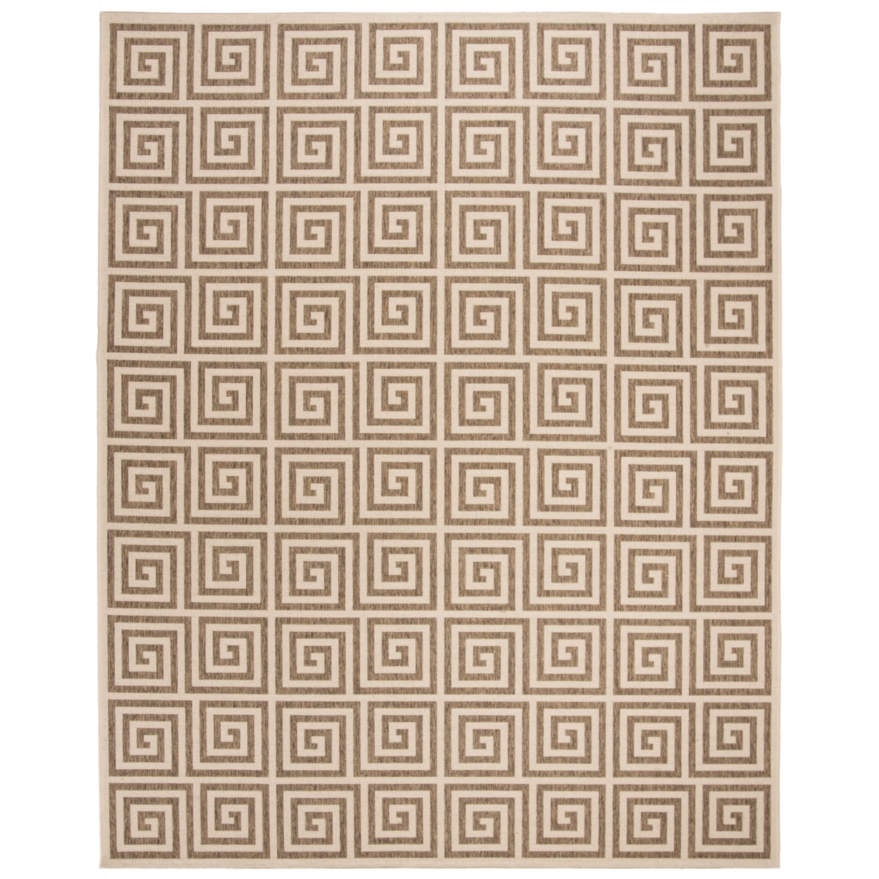 SAFAVIEH Beach House Johan Geometric Indoor/Outdoor Area Rug, Beige/Cream, 3' x 5'