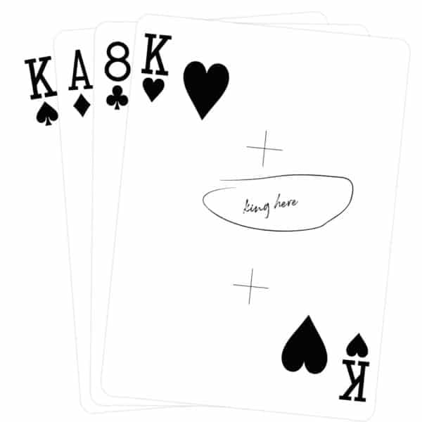SELFLESSHANDS PLAYING CARDS by Zalem