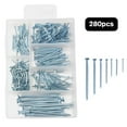 thumbnail image 6 of Wmool 280 PCS Assortment Nails Brad Nails Round Nail Set Kit I9P1 P5Y9 L3Y7, 6 of 8