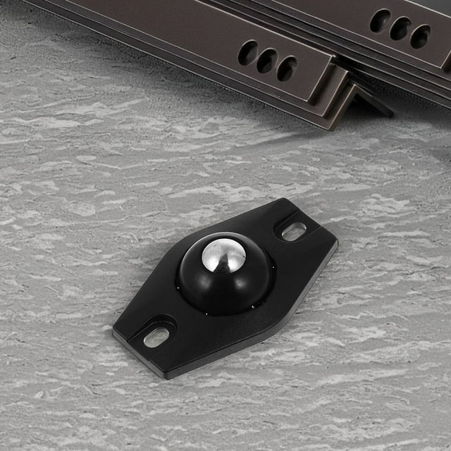 Luxshiny 8 Pcs Roues Noires Robustes avec Pivot pour Utilisation Pratique dans les Maisons