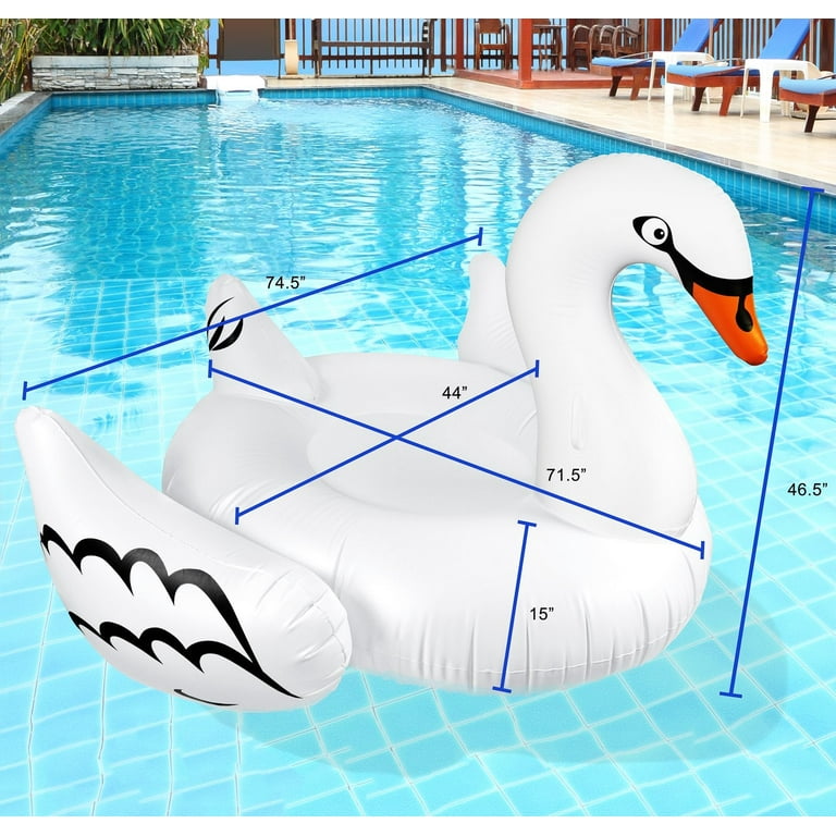 Greenco Giant Inflatable Swan Pool Float Lounger Giant Swan Pool Float sold Swan