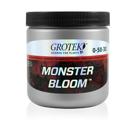 Grotek GTMB6030 Monster Bloom Hydroponic nutrients, 500g, Black (Single Pack)