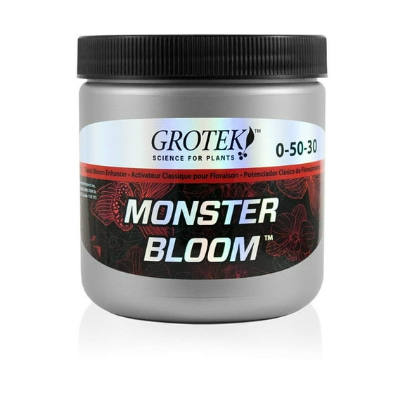 Grotek GTMB6030 Monster Bloom Hydroponic nutrients, 500g, Black (Single Pack)