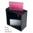 thumbnail image 5 of T'z Tagz New 3x3x2 Solid Black Acrylic Display Riser Box Cube Pedestal Stand, 5 of 6