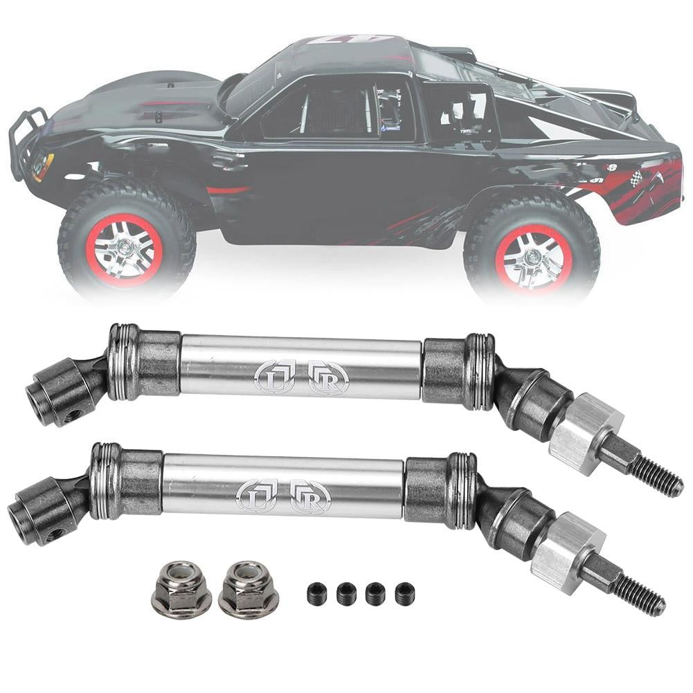 Mgaxyff 2pcs Front Drive Shaft CVD Transmission Axle for Traxxas Slash