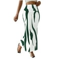 thumbnail image 2 of Aueoeo Womens Maxi Skirt Casual Flowy Elastic High Waist Long Skirts Graphic Printed Skirts Warp Pencil Skirts with Pockets, 2 of 8