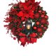thumbnail image 1 of Grandes coronas navideñas artificiales para puerta de entrada, coronas navideñas con lazo, lámpara de aceite LED a batería, guirnaldas de invierno, bolas navideñas de césped artificial de frutos, 1 of 6