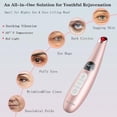 thumbnail image 2 of Masajeador vibratorio de ojos Eye Lift Wand Vowleike 3 en 1, oro rosa, 2 of 7