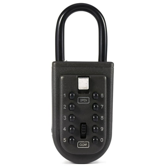 Spare Key Lockbox Password Lock Storage Safe Box Outdoor Spare Key Lockbox Password Lock Storage Safe Box Outdoor With 10 Digit Combination For Home Office Security