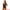 Black, variant on Unique Bargains Women's Floral Lace Bodysuit with Dots Adjustable Straps M White