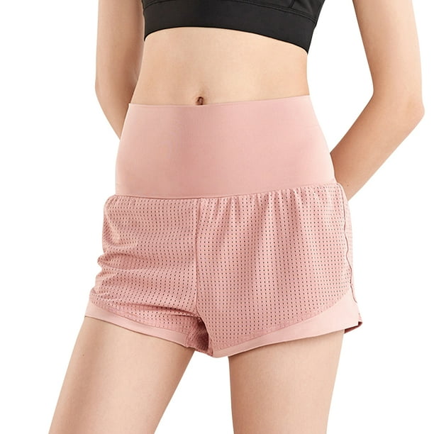 Pantalones cortos de yoga para mujer Pantalones cortos deportivos para mujer Verano Cadera Yoga Fitness Ropa deportiva Cintura alta Secado rápido Pantalones cortos de entren Abanopi Pantalones cortos de yoga para mujer