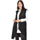 thumbnail image 4 of Chaleco asimetrico tipo gamuza Romann Fashion /Juvenil, 2180 (Negro) negro G, 4 of 5