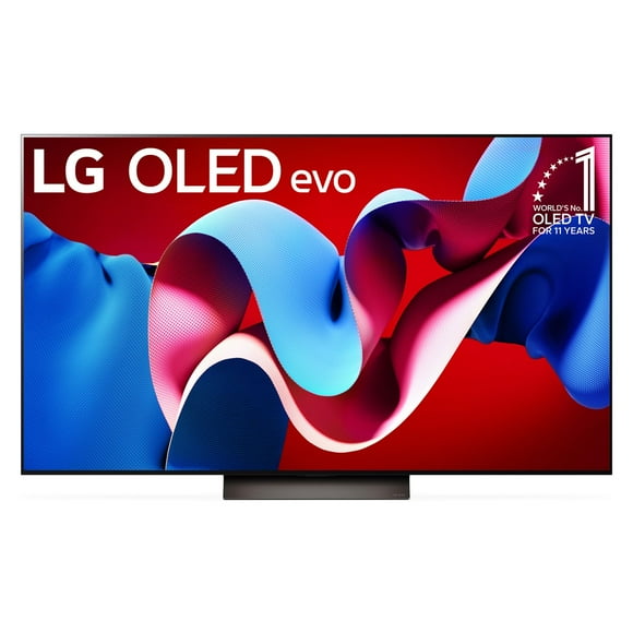 LG 65-Inch C4 OLED evo 4K Smart TV - α9 AI Processor 4K, Alexa Built-In, 144Hz Refresh Rate, HDMI 2.1, G-Sync, FreeSync, VRR, WebOS 24, Dolby Vision, Dolby Atmos (OLED65C4PUA, 2024)