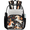 Multicolor 3, variant on Jiaoprinted Ocean Animal Shark Clear Backpack for Stadium Events, Transparent Backpacks See Through Plastic Bag for Concerts & Work, Watercolor Sharks