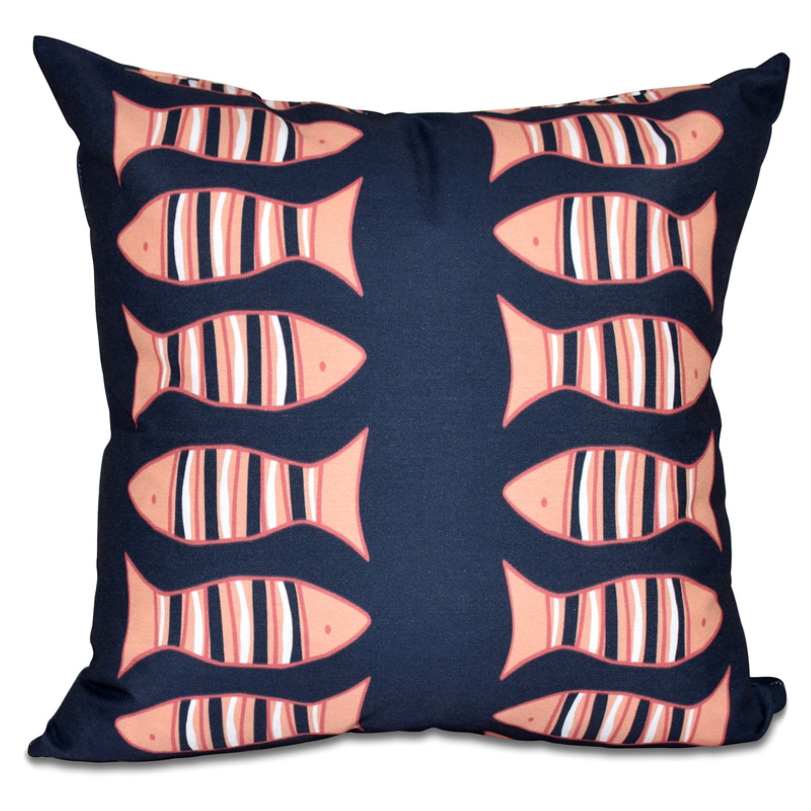 Simply Daisy 16" x 16" Something's Fishy Animal Print Pillow