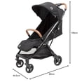 thumbnail image 4 of Carriola Maxi Cosi Eva2 Compacta Ligera para Viajes Arnes de Seguridad para Bebé, 4 of 11
