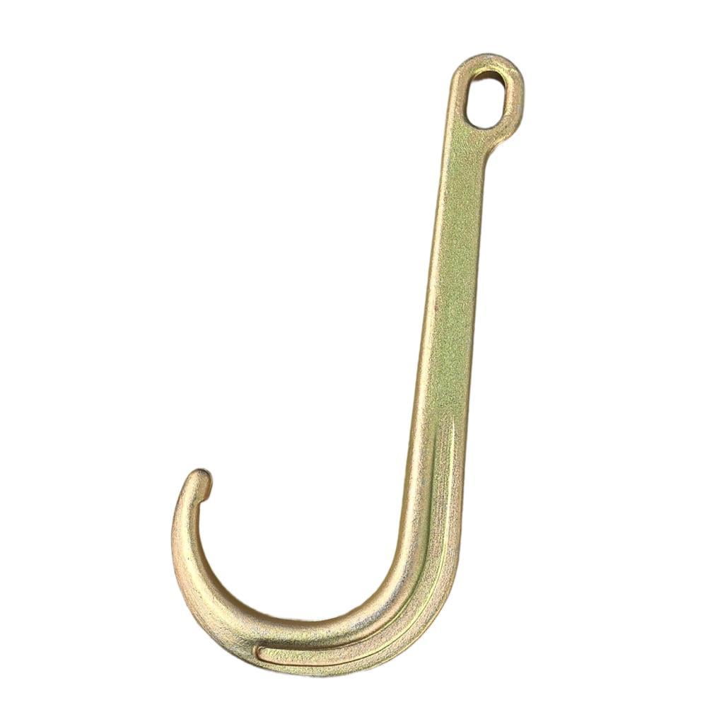 Nishiyuenyi J Hook Straight Handle Hook Metal Strong Load Bearing Suspension Hook Heavy Duty