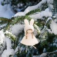 thumbnail image 1 of Wmhnj Adorno colgante esponjoso para rbol de Navidad con alas y orejas de ngel para decoracin navideña, 1 of 8