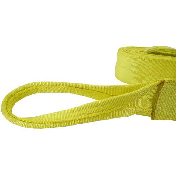DD Sling (USA Made). Multiple Sizes in Listing! 4" x 40', 2 Ply Twisted Eye, Nylon Lifting Slings, Eye & Eye, Heavy Duty (900 Webbing), lbs Vertical, Choker, Basket Load Capacity (4" x 40')