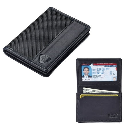 RFID Wallet Mens ID Card Holder Compact Leather Slim Security Lewis N Clark ! - www.semadata.org